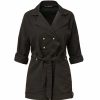 Online Maison Saint Julien Combishort Trench Coat Noire