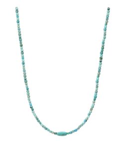 Hot And... Paris Collier Perles Cubes Et Turquoise Ovale