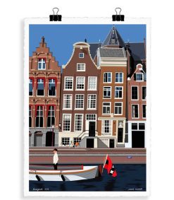 Hot Image Republic Affiche Paolo Mariotti "Amsterdam" 56 X 76 Cm