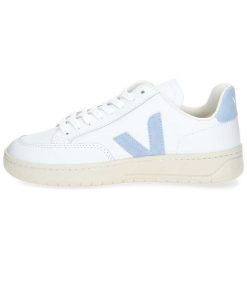 Clearance Veja Baskets V-12 Leather Extra-White/Steel