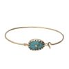 Hot Pascale Monvoisin Bracelet Jonc Or Jaune Orso Turquoise