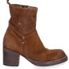 Hot King Tartufoli Boots Avec Empiecements En Cuir Suede Sughero