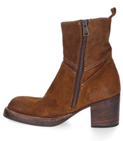 Hot King Tartufoli Boots Avec Empiecements En Cuir Suede Sughero