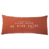 New Bed and Philosophy Coussin Smoothie Terre Brulee 30 X 70 Cm