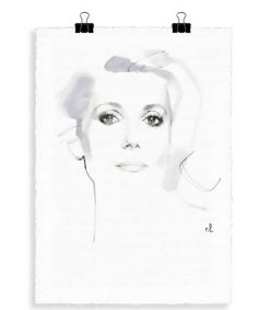 Online Image Republic Portrait D3 Catherine Deneuve 56 X 76 Cm