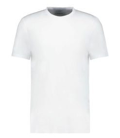 Clearance American Vintage Tee-Shirt A Manches Courtes Homme Devon Blanc