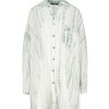 Clearance Maison Saint Julien Chemise Oversize Mykonos Tie & Dye Water Green