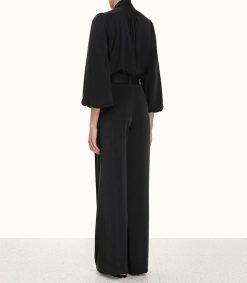 Online Zimmermann Blouse Silk Billow Black