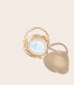 Hot Pascale Monvoisin Bague Gaia Moonstone