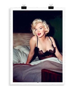 New Image Republic Affiche La Galerie "Marilyn Monroe Lit" 56 X 76 Cm