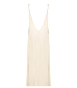 Clearance Maison Saint Julien Robe Longue Palma De Mallorca Cream