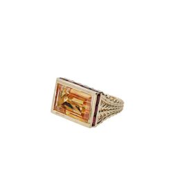 Clearance Pascale Monvoisin Bague Poppy Citrine