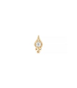 Clearance Stone Paris Cry Me A River Boucle D'Oreille Or Jaune Et Diamant