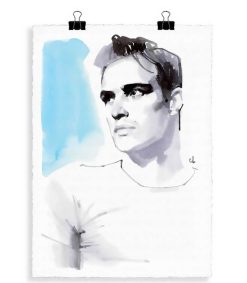 Best Image Republic Portrait B6 Marlon Brando 56 X 76 Cm