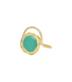 Wholesale Pascale Monvoisin Bague Gaia Green Onyx