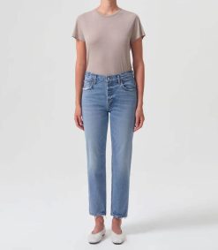 Hot AGOLDE Jean Kye Straight Crop Foreseen