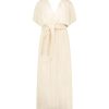 Clearance Maison Saint Julien Robe Longue Empire Cream