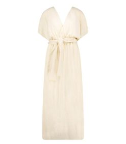 Clearance Maison Saint Julien Robe Longue Empire Cream