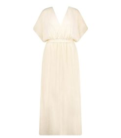 Clearance Maison Saint Julien Robe Longue Empire Cream