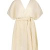 New Maison Saint Julien Robe Courte Empire Cream