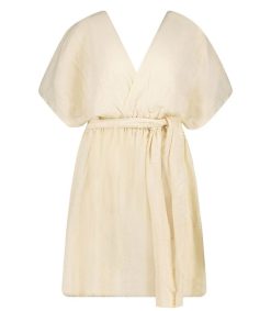 New Maison Saint Julien Robe Courte Empire Cream