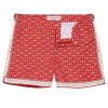 Best Orlebar Brown Short De Bain Homme Setter Vermillion Sea Mist Bandana