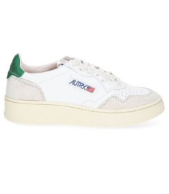 Clearance Autry Baskets Medalist Low Leather Suede White/Amazon