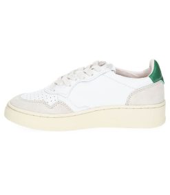 Clearance Autry Baskets Medalist Low Leather Suede White/Amazon