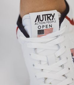 Best Autry Baskets Open Mid Cut White/Usa