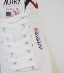 Best Autry Baskets Open Mid Cut White/Usa