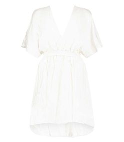 Best Maison Saint Julien Robe Courte Empire Blanche