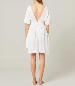 Best Maison Saint Julien Robe Courte Empire Blanche