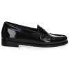 Best G.H. Bass & Co. Mocassins Weejuns Penny Wheel En Cuir Verni Noir