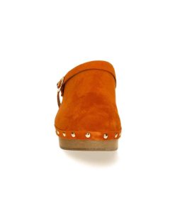 Wholesale Ancient Greek Sandals Sabots Classic Closed Clog Orange