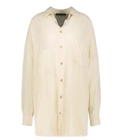 New Maison Saint Julien Chemise Oversize Mykonos Cream