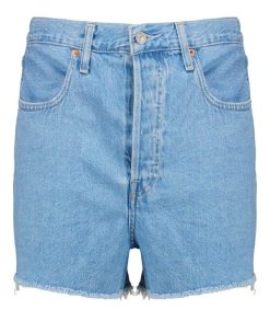 Best Levi's Short Ribcage Bernal Stonewash