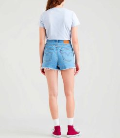 Best Levi's Short Ribcage Bernal Stonewash