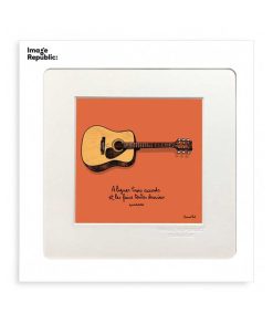 Clearance Image Republic Tableau Pas Du Tout Cliche Guitare 22 X 22 Cm