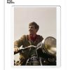 Clearance Image Republic Affiche "Belmondo Moto" 40 X 50 Cm