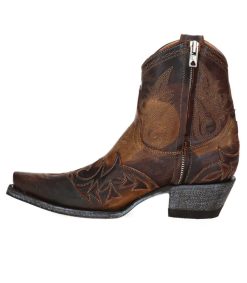 Clearance Mexicana Boots Santiag Stitched 7 Ocre