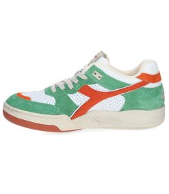 Hot Diadora Baskets Homme B.560 Used Rr Italia Marron Rouille