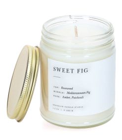 New Brooklyn Candle Studio Bougie Vegetale Parfumee Minimalist Sweet Fig