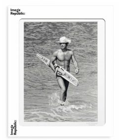 Hot Image Republic Affiche Belmondo Ski Nautique 40 X 50 Cm