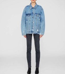 Best Anine Bing Veste En Jean Oversize Rory Vintage Blue