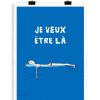 New Image Republic Affiche Soledad "Je Veux Etre La" 56 X 76 Cm