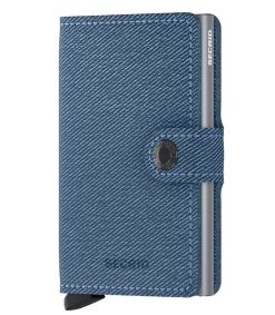 New Secrid Porte-Carte Miniwallet Twist Jeans Blue