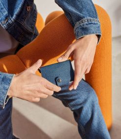 New Secrid Porte-Carte Miniwallet Twist Jeans Blue