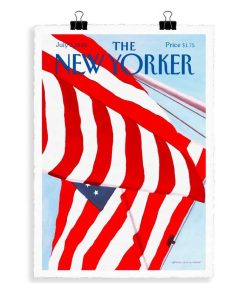 Clearance Image Republic The-New-Yorker 30 Simpson Drapeau 56 X 76 Cm