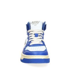 Online Autry Baskets Medalist Mid Blanc Et Bleu