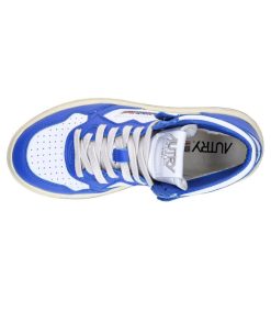 Online Autry Baskets Medalist Mid Blanc Et Bleu